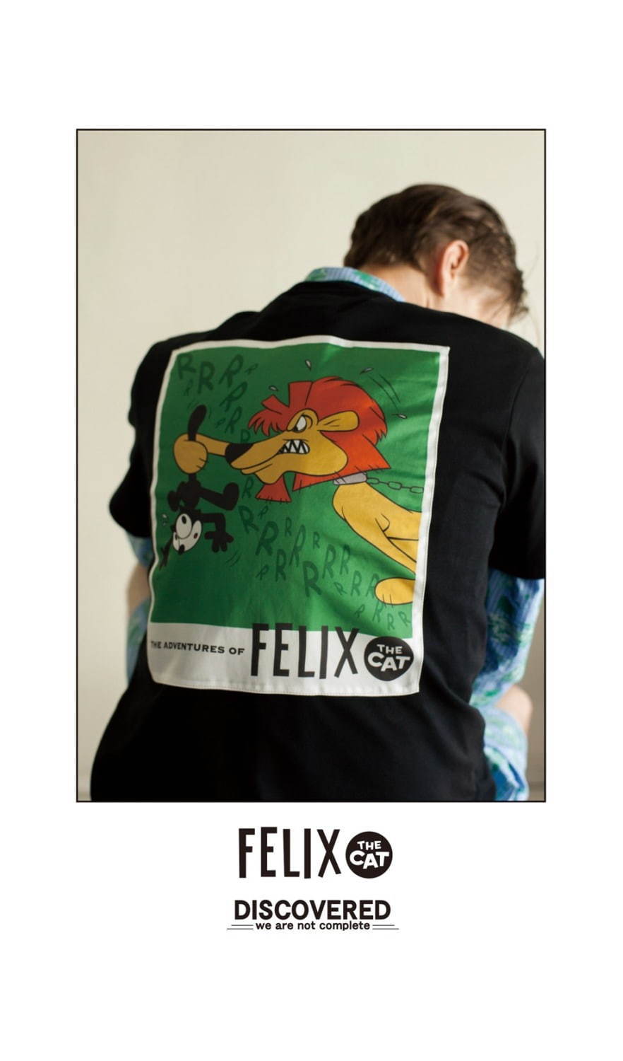 ディスカバード×フィリックス・ザ・キャット、“世界で最も有名な黒猫”プリントのシャツやTシャツ｜写真8