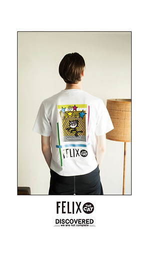 【dizzit×Felix】コラボ Tシャツ セール 50%OFF】【フィリックス・ザ・キャット】2柄2色Tシャツ