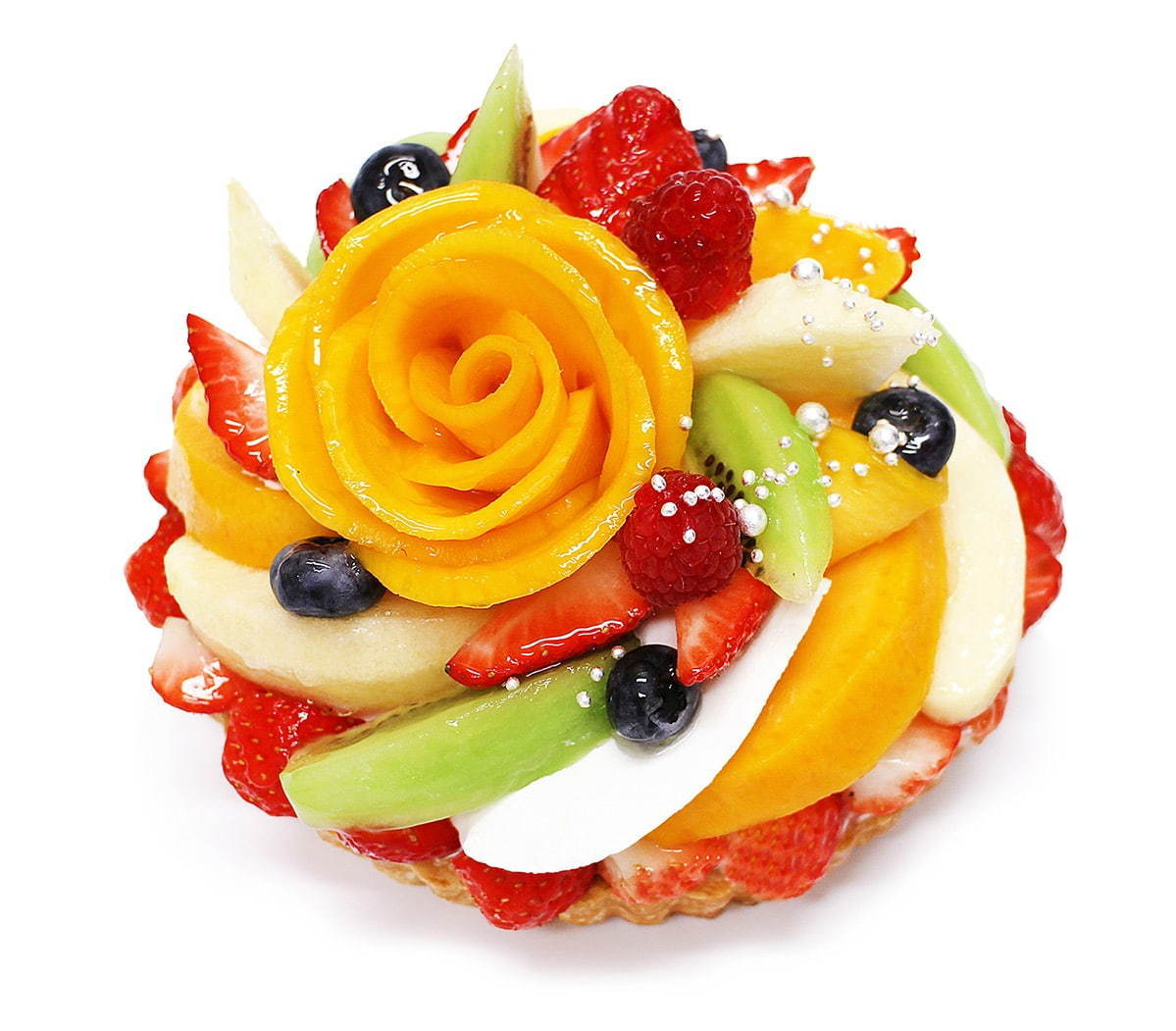 カフェコムサのクリスマスケーキ、“バラの花咲く”フルーツケーキやあまおう×マスカルポーネ｜写真1