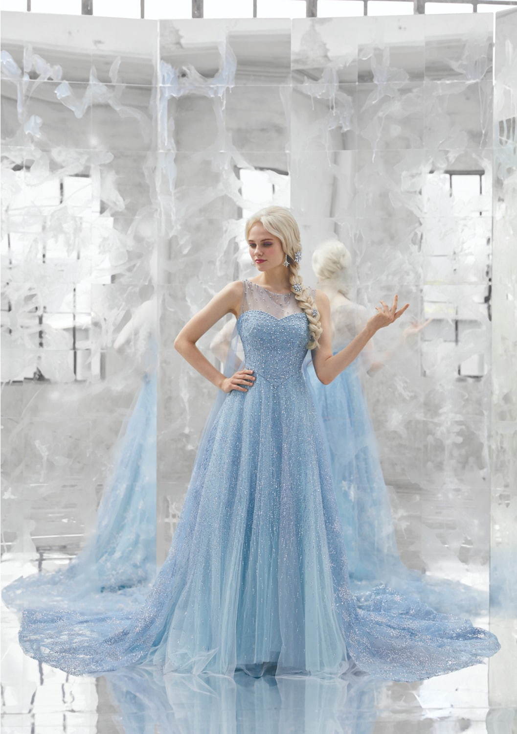 ディズニープリンセスの新作ウエディングドレス、『アナと雪の女王』エルサとアナ着想のドレス初登場｜写真18