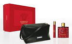 ヴェルサーチェの新作メンズフレグランスコフレ、メドゥーサがクールな“情熱レッド”のボトル｜写真1