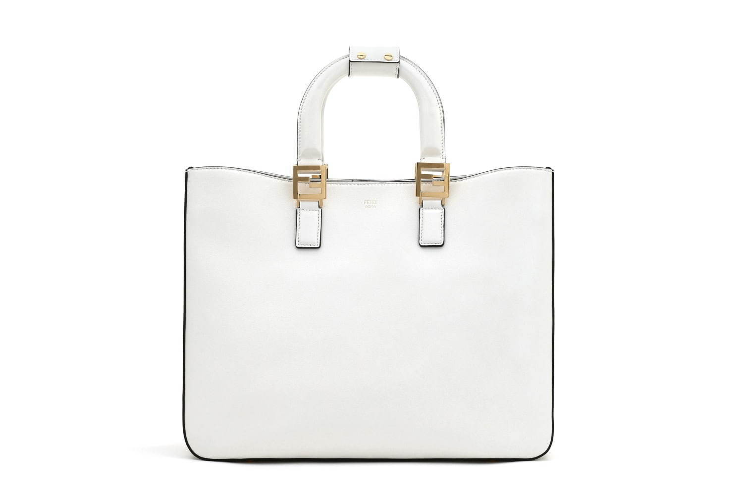 FENDI フェンディ　ハンドバッグ　トートバッグ　FFロゴ　レアデザイン♡ FENDI】x FRGMT コラボ☆ トートバッグ FFファブリック ロゴ