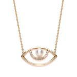 ジュエリーブランド「スーリヤ」パールの周りにダイヤモンド煌く“目”ネックレス、初の限定ショップで｜写真4