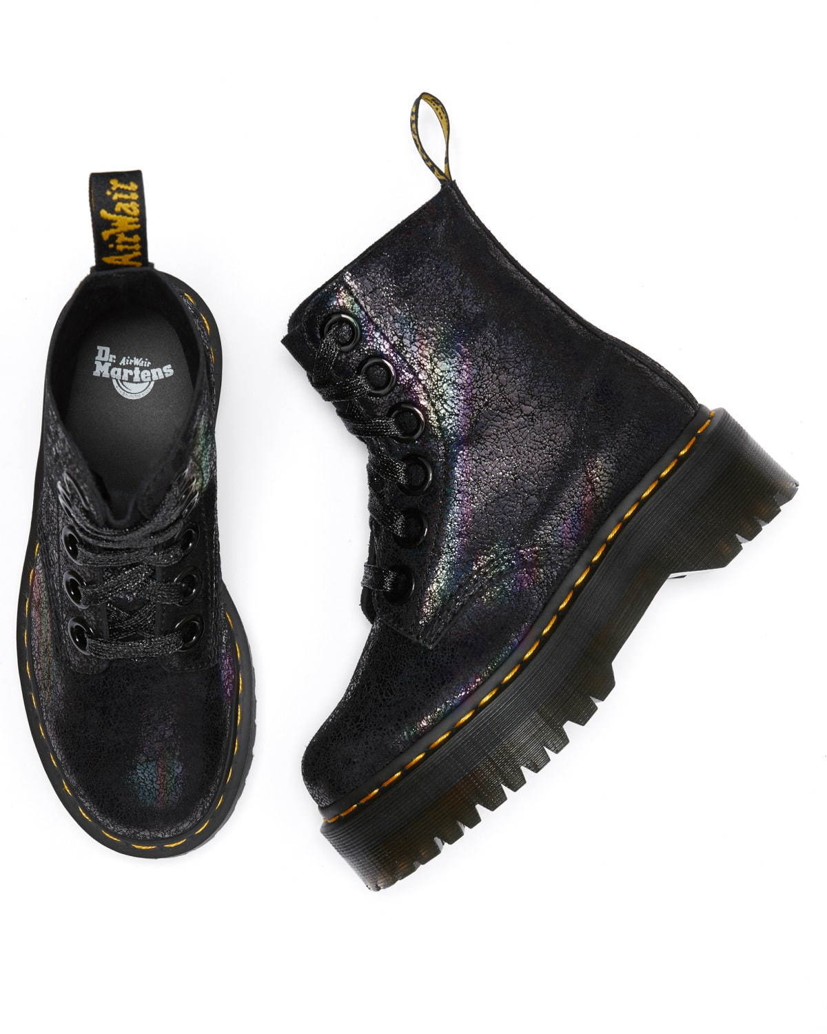 「QUAD RETRO」MOLLY 6EYE BOOT(GUNMETAL) 29,000円＋税