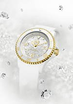 【ne maro】ice watch スワロフスキー 腕時計 アイスウォッチの限定モデル「アイス スイス」文字盤に約600粒の