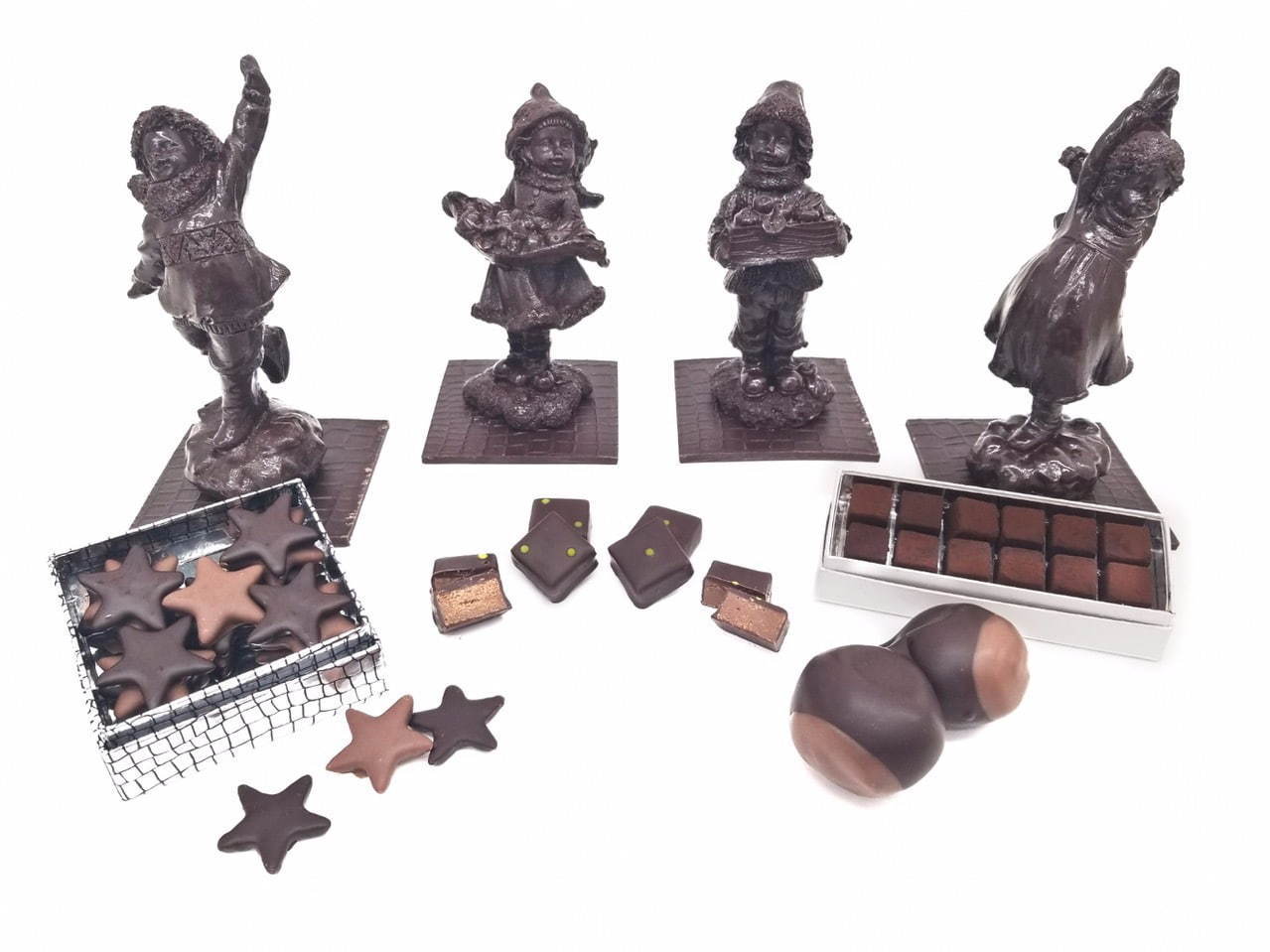 ジャン-シャルル・ロシューのクリスマス限定チョコレート、“彫刻”のショコラや星型ヌガー｜写真2