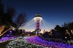 江の島｜江の島「湘南の宝石」イルミネーション、7万個のスワロフスキー・クリスタル輝くシャンデリアゲート