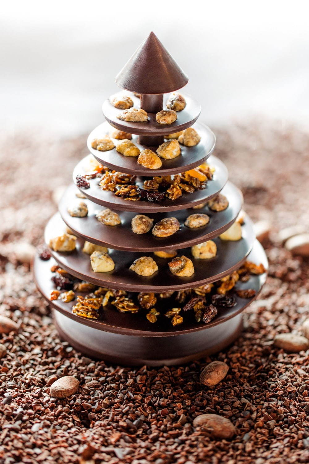 ル・ショコラ・アラン・デュカスのクリスマス、チョコレートの組み立て式ツリーやアイスケーキなど｜写真4
