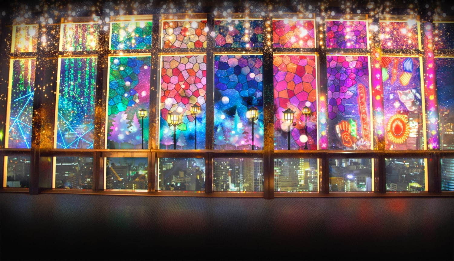 東京タワーのデジタル夜景体験 シティライトファンタジア ネオンやレーザー光る幻想空間 ファッションプレス
