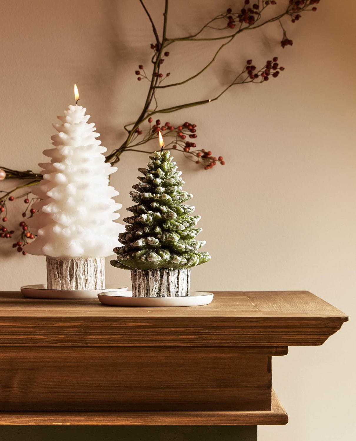 ＜ZARA HOME＞クリスマスツリー型キャンドル