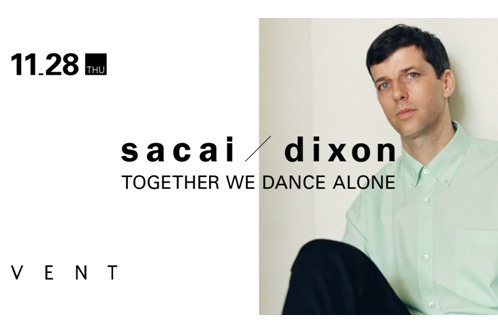 エレクトロ｜sacai × DJ Dixonのパーティーが再び東京で、限定Tシャツ発売も