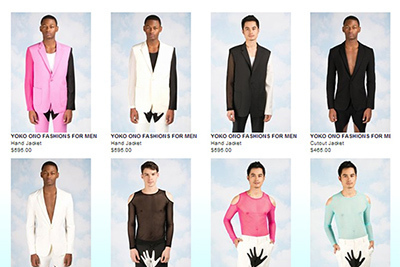 オノ・ヨーコの奇抜なウェアがオープニング セレモニーで限定発売！渋谷店で本人によるサイン会も