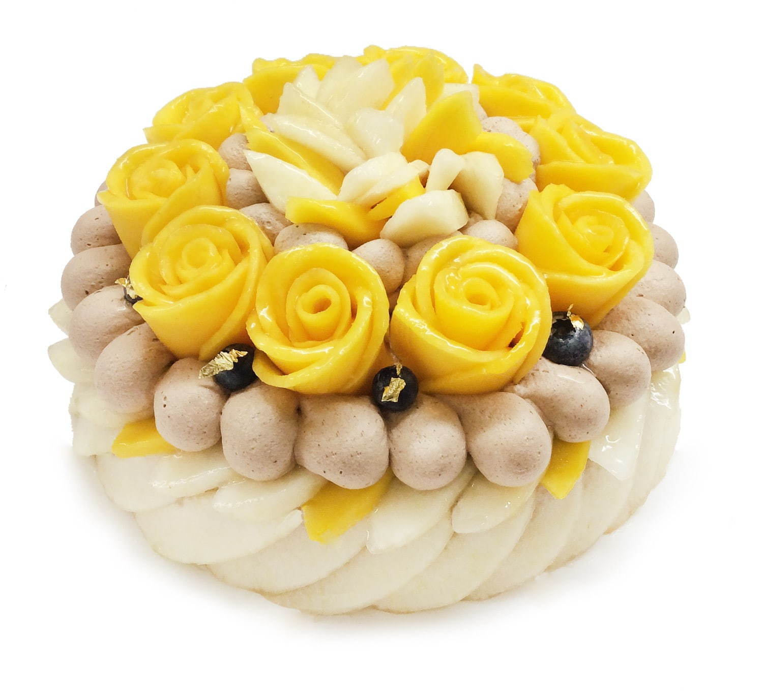 カフェコムサ“アップル＆マンゴーのバラ咲く”ショートケーキ、1日間限定で発売｜写真2