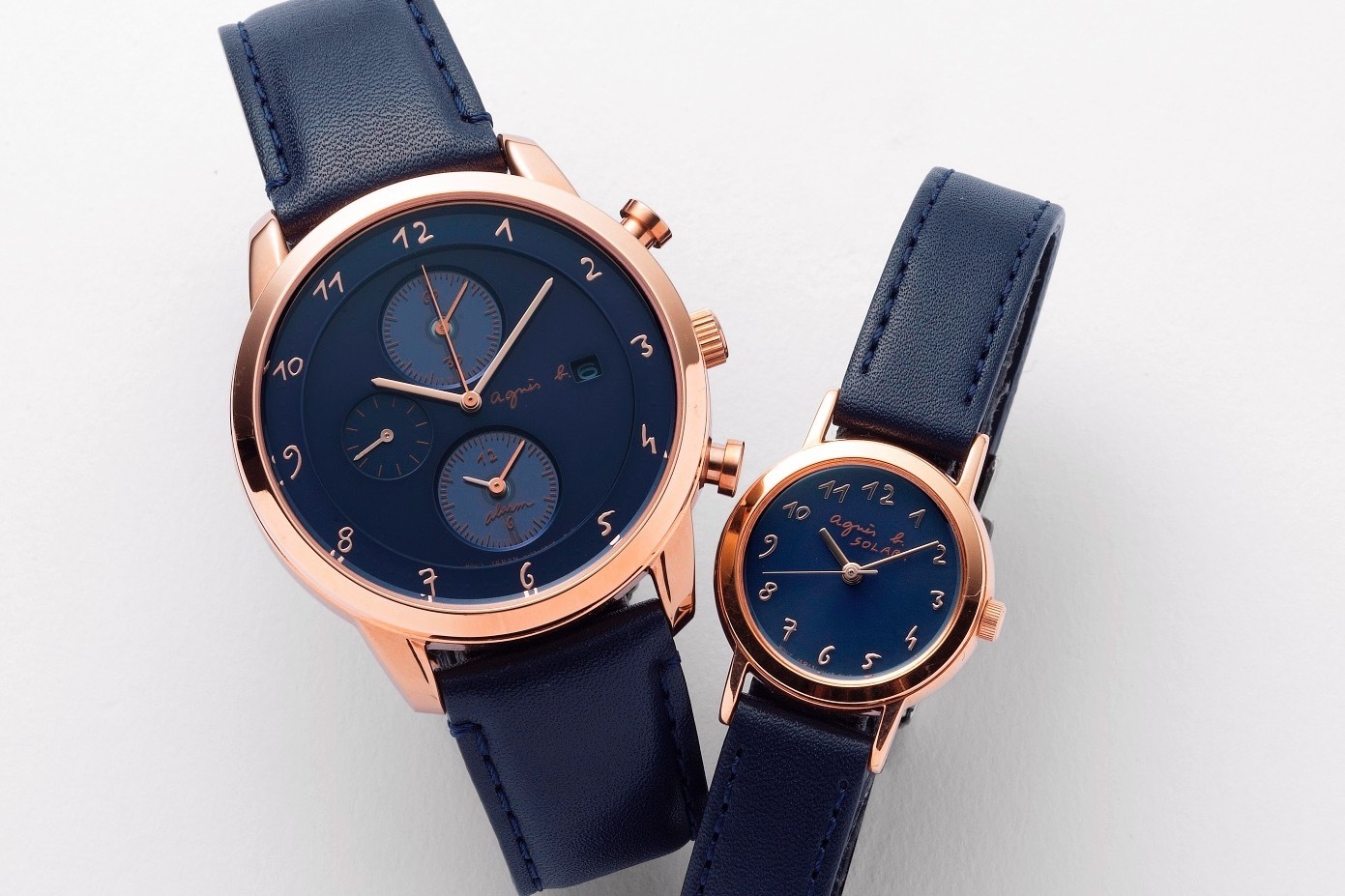 アニエスベー人気腕時計「サム」に“甘めベージュ”の新色、“華やか 