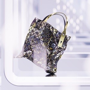 【希少】BAOBAO ISSEY MIYAKE トートバッグ　ミラー赤