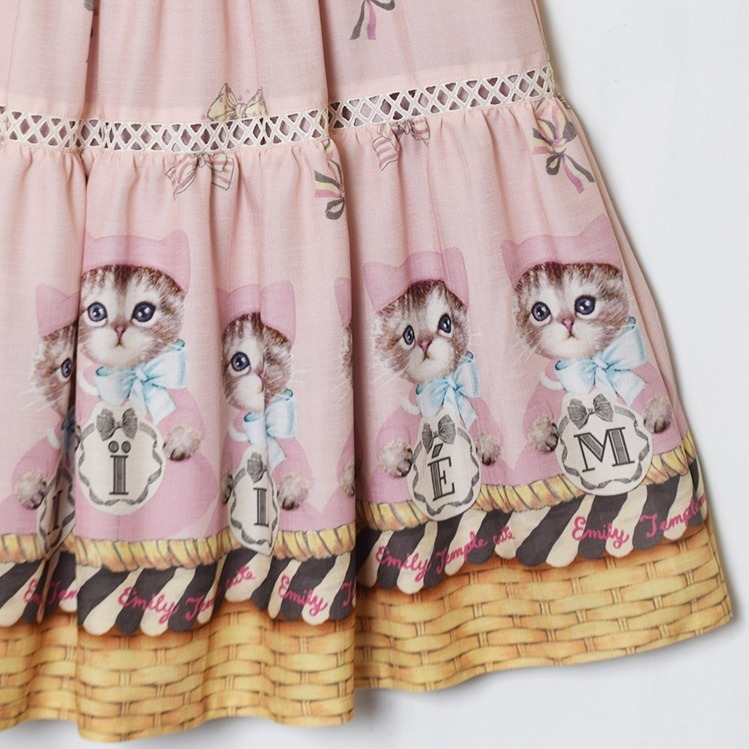 エミリーテンプルキュート“猫”主役のドレス発売、子猫のプリント＆トラ猫模様など｜写真17