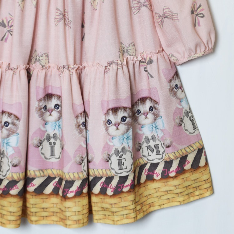 エミリーテンプルキュート“猫”主役のドレス発売、子猫のプリント＆トラ猫模様など｜写真23