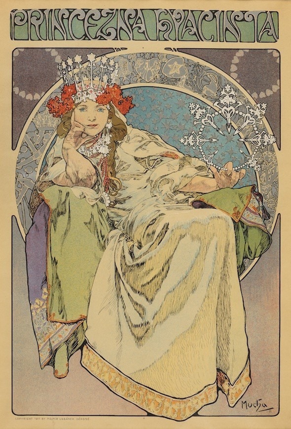ポスター「ヒヤシンス姫」1911年