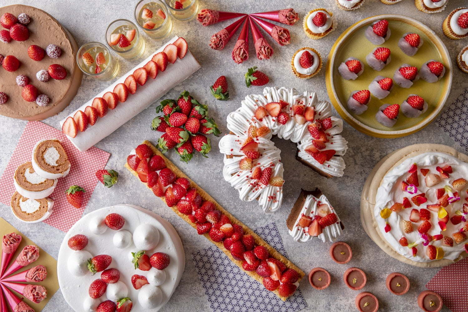 ヒルトン小田原リゾート＆スパ「いちごだらけのデザートビュッフェ」