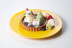 ポムポムプリンカフェのクリスマス限定メニュー、プリンが