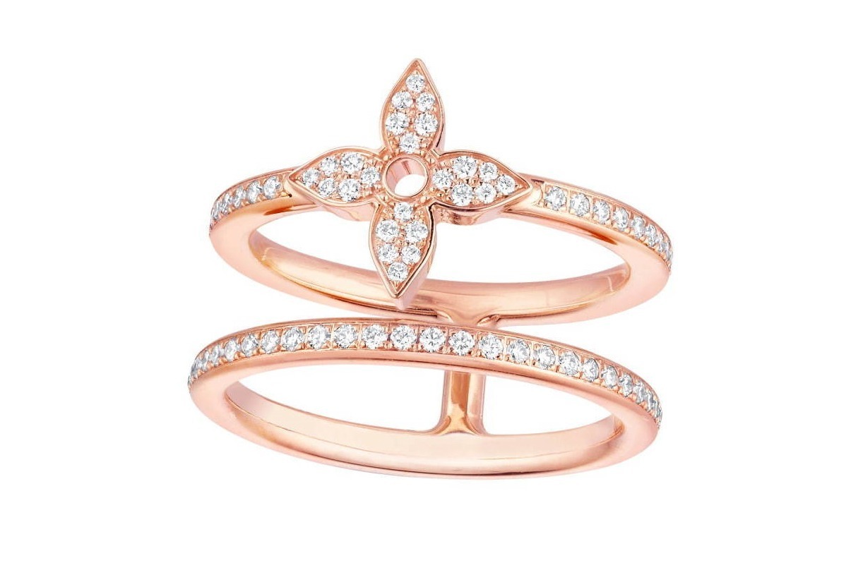 ルイ・ヴィトンのジュエリー「イディール ブロッサム」に新作、無数のダイヤモンドを散りばめて