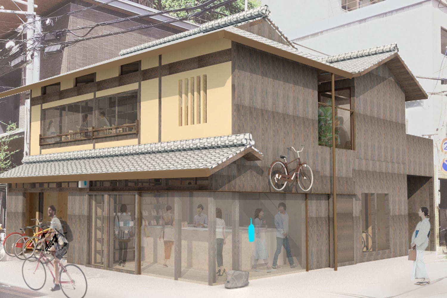 「ブルーボトルコーヒー 京都六角カフェ」東洞院六角に誕生、“コーヒーのため”の限定羊羹も