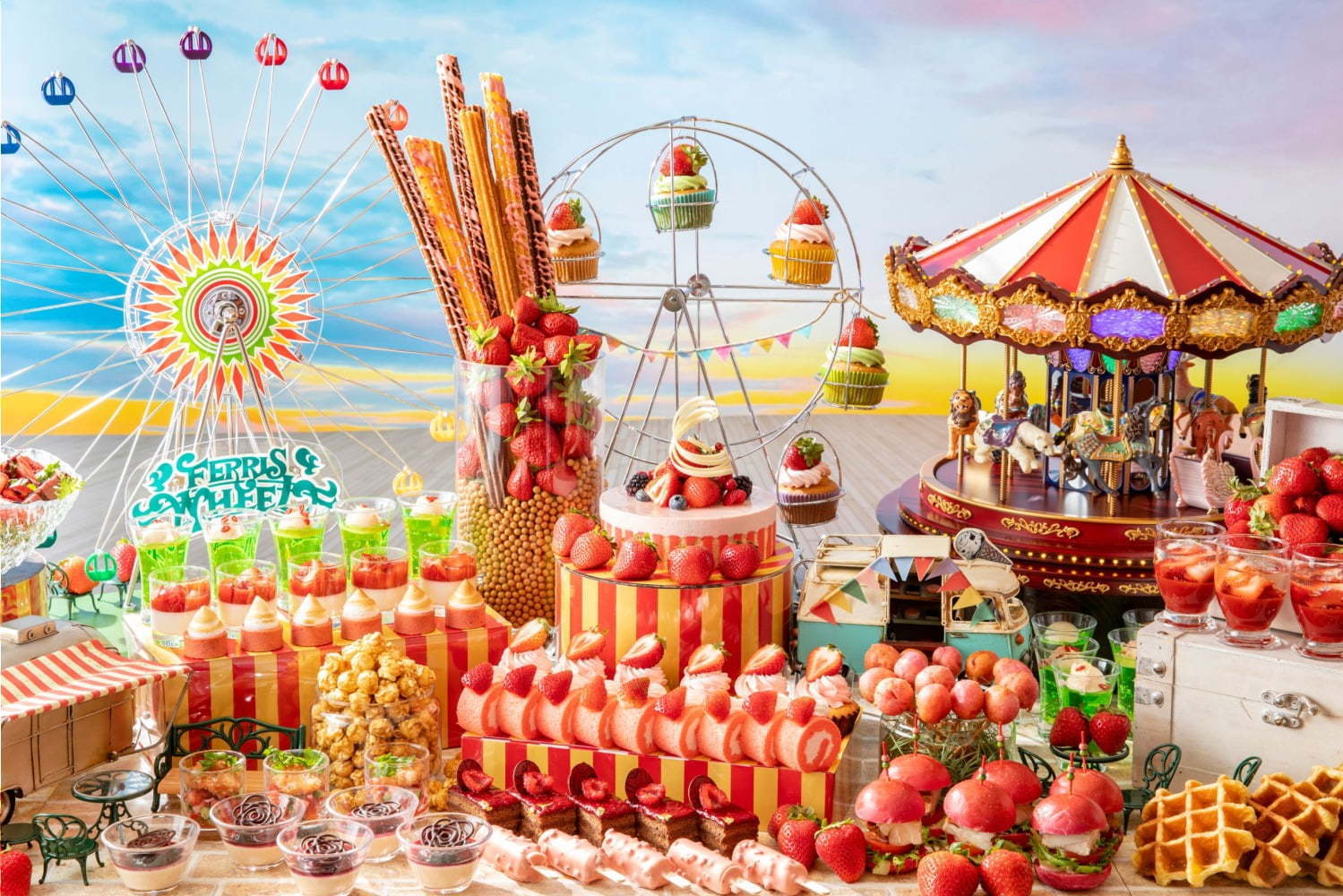 コンラッド東京「ストロベリー・カーニバル・スイーツビュッフェ」