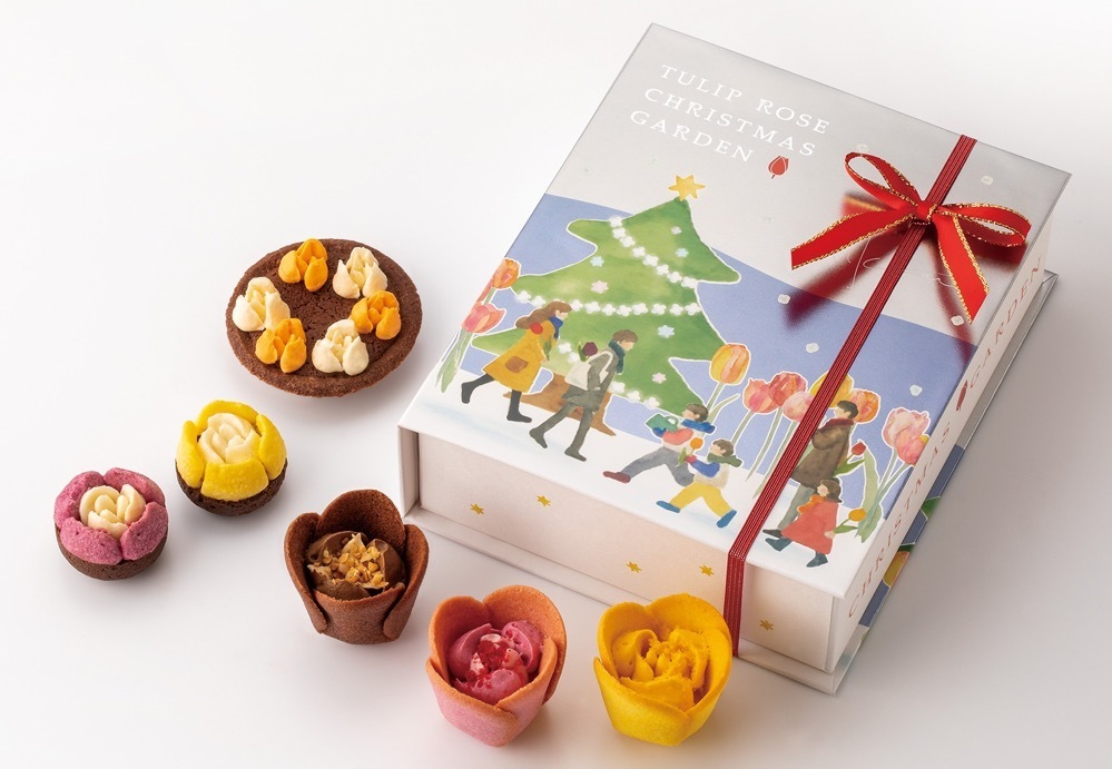 TOKYOチューリップローズ“花のスイーツ”クリスマス限定ボックス、6つの味わいを詰めこんで｜写真1