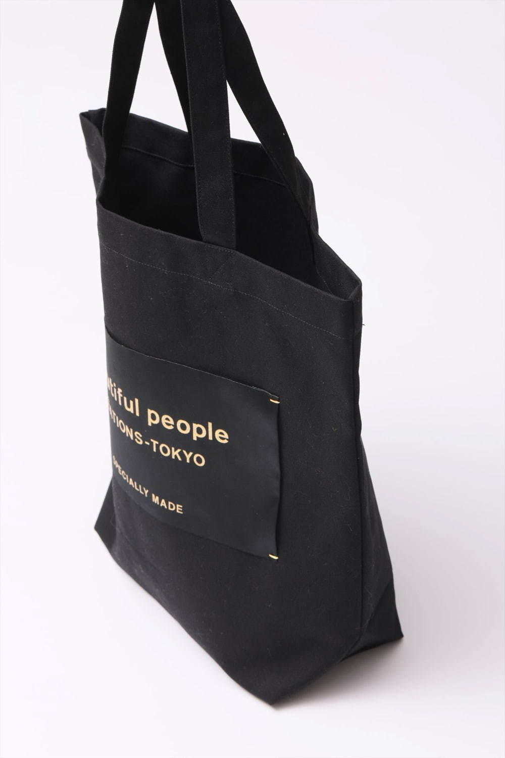 明日まで値下げbeautiful people　ゴールドタグトートバッグ