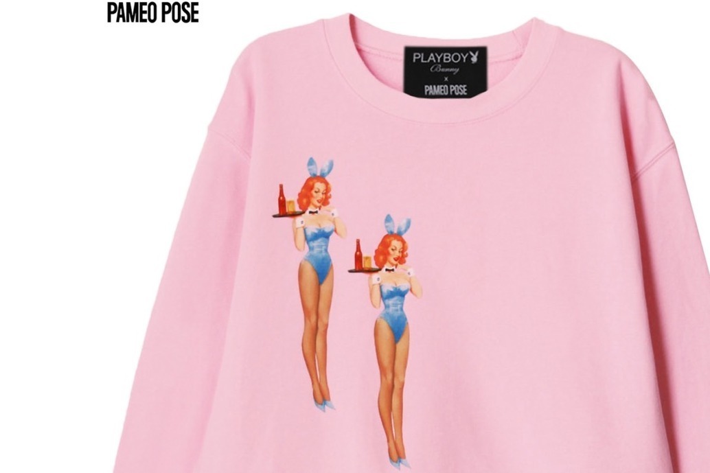 コラボレーションアイテム｜パメオポーズ×プレイボーイ、“水色バニーガール”のトップス＆クラッチバッグ