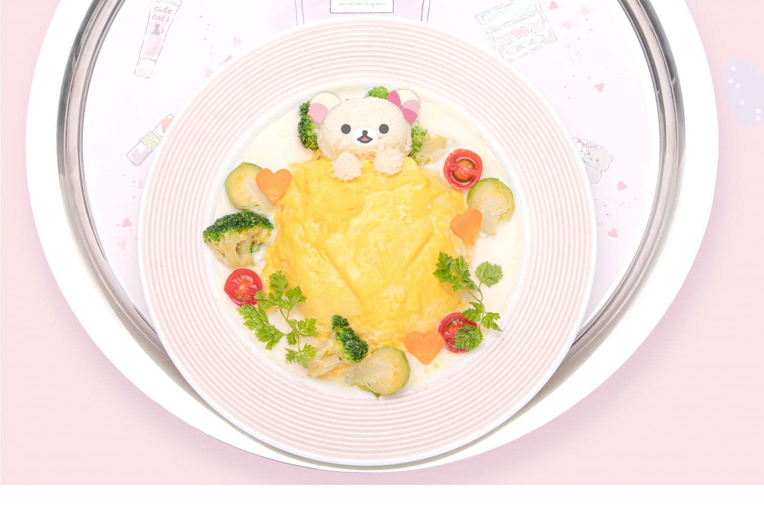 フォンダンショコラ｜「鏡の中のコリラックマ カフェ」原宿に、テーブルの上を動く“いたずらコリラックマ”と楽しむコース料理