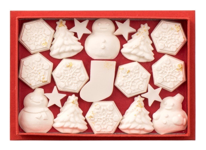 「クリスマス和菓子」が新宿高島屋に集結、“ツリー”生菓子やベル＆星モチーフの琥珀糖｜写真5