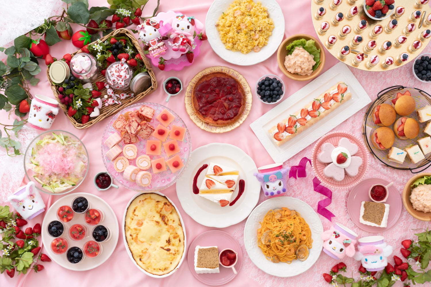 サンリオピューロランド｜サンリオピューロランド“スイーツ”テーマの限定イベント、ベリーのスイーツビュッフェやイルミネーション