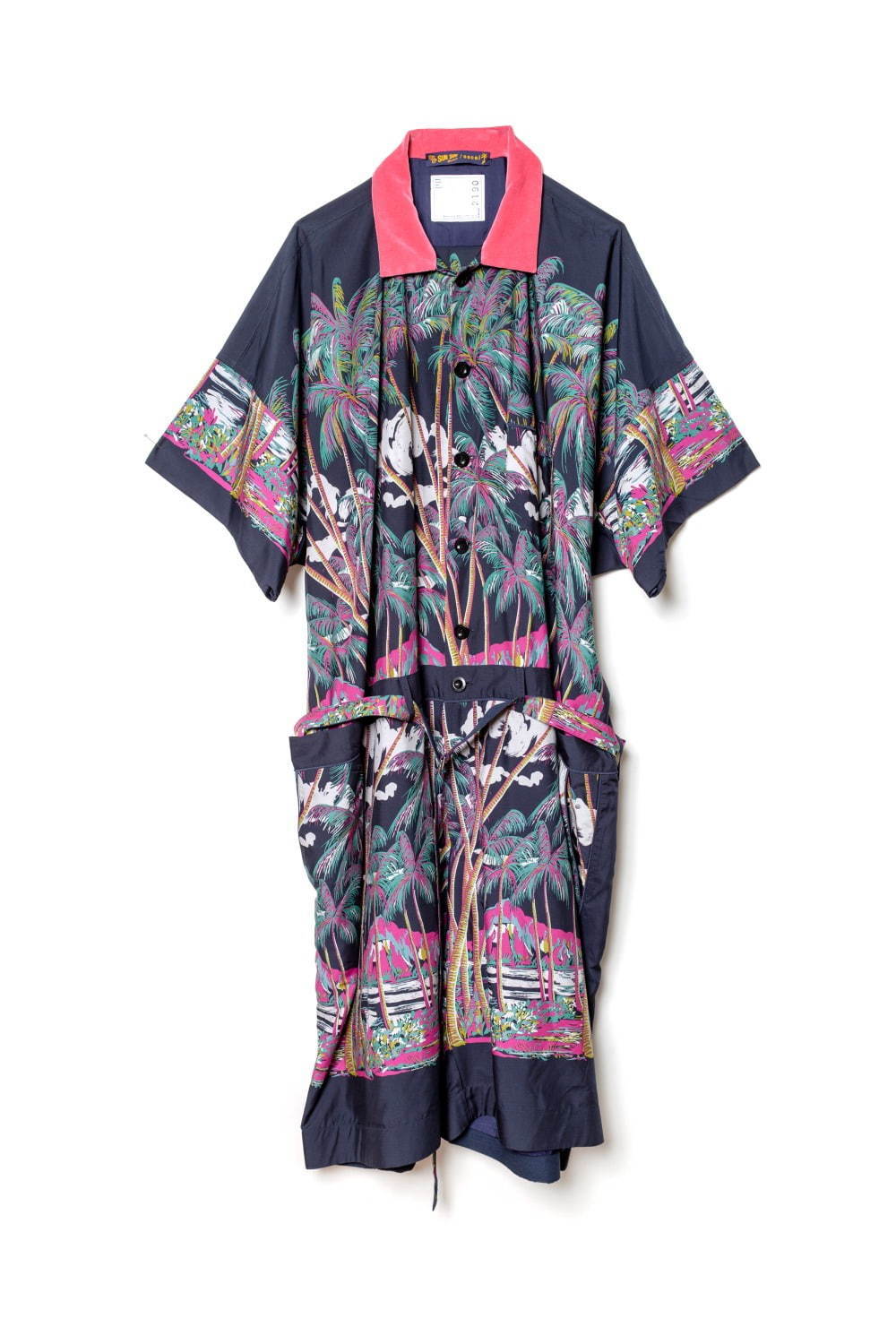 sacai“ヴィンテージアロハ柄”のMA-1やドレス、日本発サンサーフと