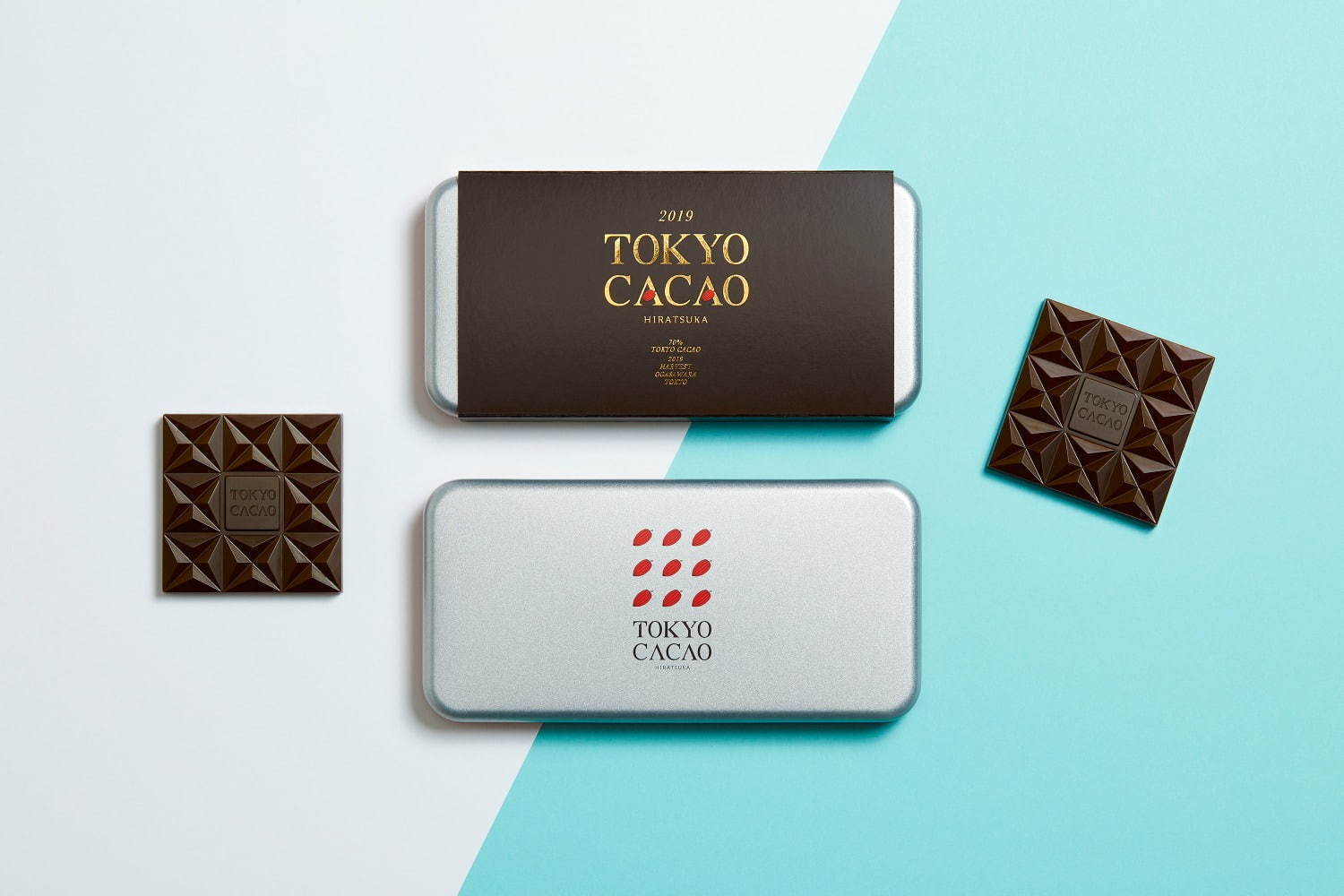 東京産カカオのチョコレート2枚入り(カカオ分70％) 3,000円＋税