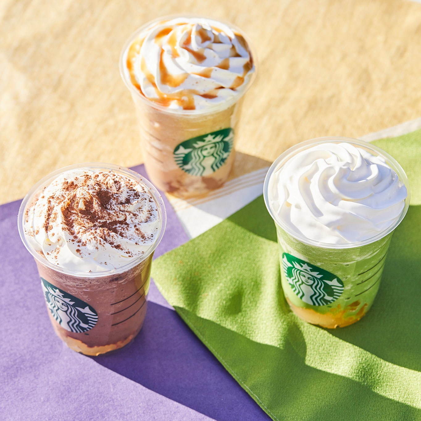 スターバックス(Starbucks Coffee) あずきなこ わらびもち 福 フラペチーノ｜写真2