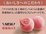 「アイスの実＜大人の苺＞」史上初の果肉入り、苺の“まるごと果実感”が楽しめるひとくちジェラート｜写真2