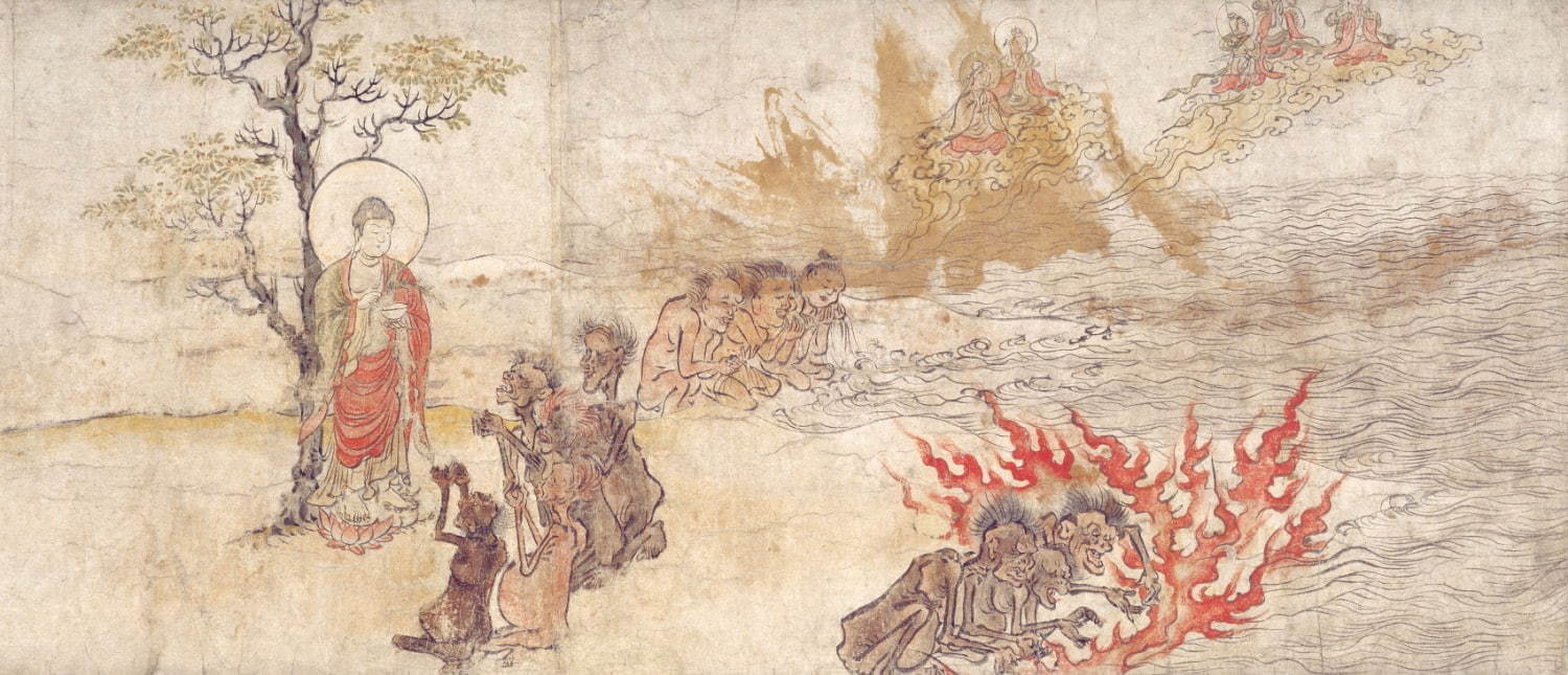 国宝「餓鬼草紙」(部分) 平安~鎌倉時代(12 世紀) 京都国立博物館(8月18日~9月13日展示)