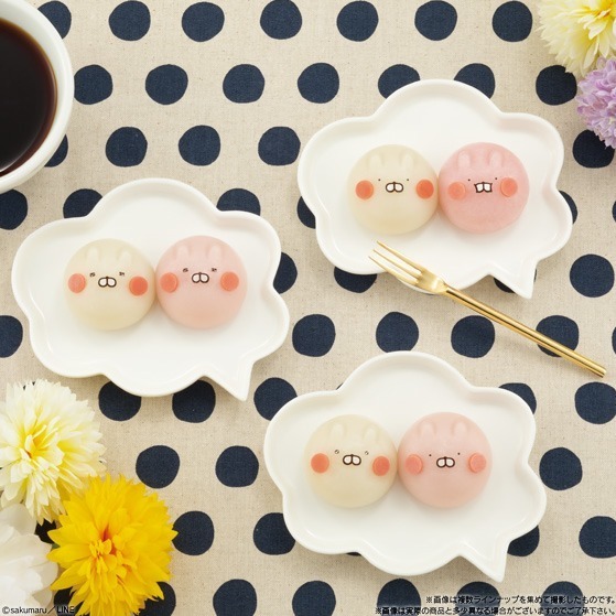“うさまる”の和菓子「食べマスモッチ うさまる」全国で、全6種類の表情&36通りの組み合わせ｜写真1