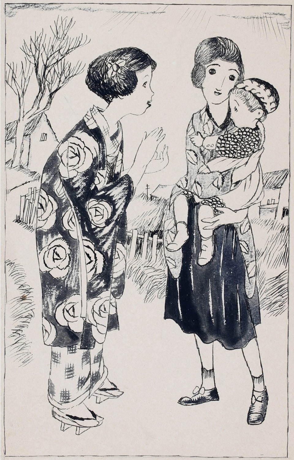 竹久夢二美術館で“女性の袴姿”の歴史をたどる展覧会、夢二の絵や袴実物など約200点｜写真8