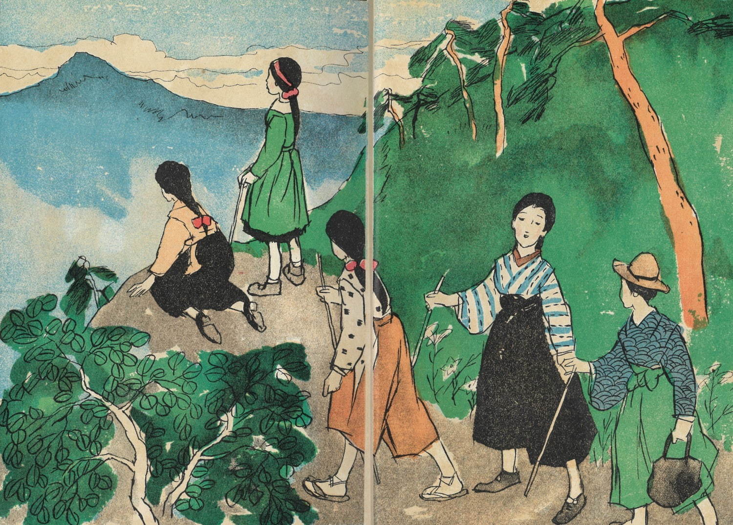 竹久夢二美術館で“女性の袴姿”の歴史をたどる展覧会、夢二の絵や袴実物など約200点｜写真7