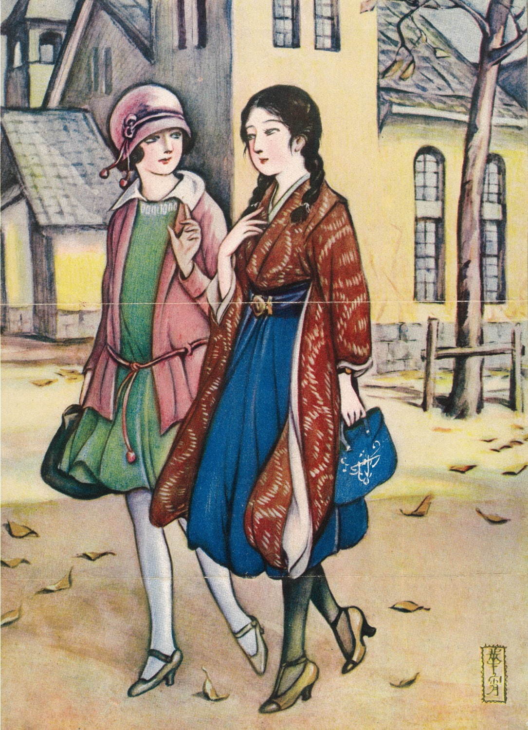竹久夢二美術館で 女性の袴姿 の歴史をたどる展覧会 夢二の絵や袴実物など約0点 ファッションプレス