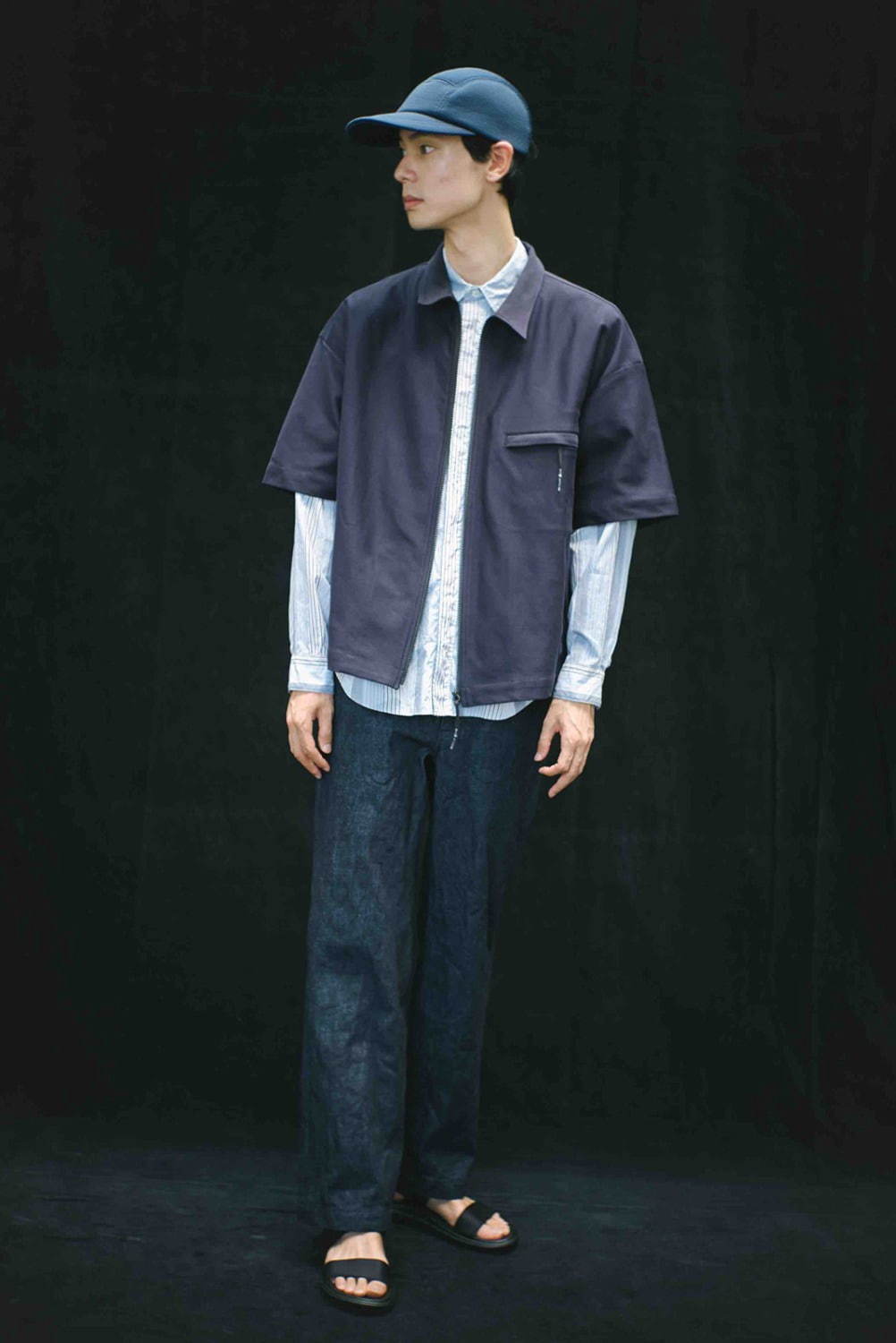 アイ 2020年春夏｜male ノーカラージャケット