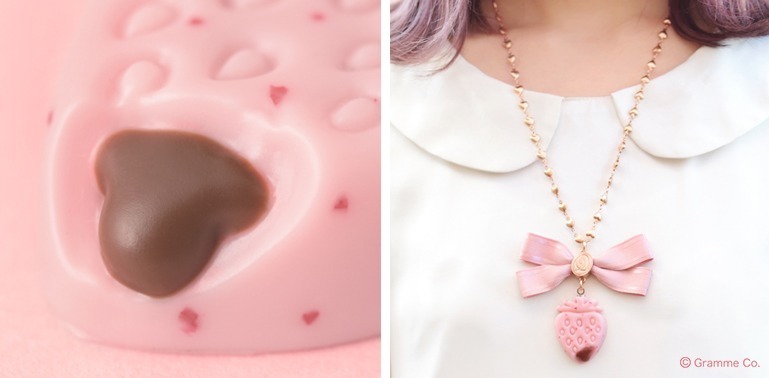 Q-pot.“苺ガナッシュチョコ”や“つまみ食い”モチーフのバレンタインアクセサリー｜写真4