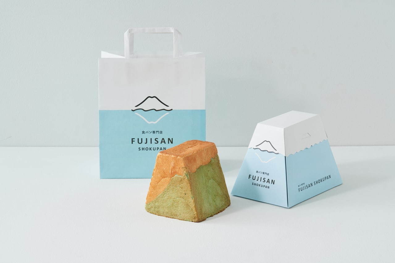 食パン専門店「FUJISAN SHOKUPAN」が富士河口湖町に、青×白の富士山型食パン｜写真3