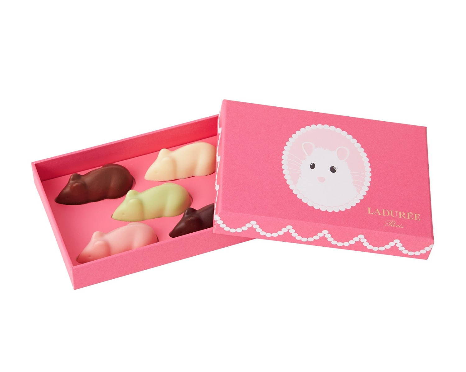 ラデュレのバレンタイン2020、“ハート形”マカロンや“カメオ形”ホワイトチョコレート｜写真15