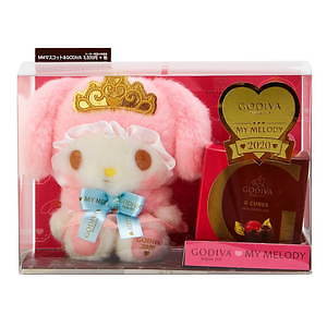 ハローキティ - ゴディバ ハローキティ CNドール マスコット 2体 チョコレート付き ハローキティ＆マイメロディと「GODIVA」がコラボした