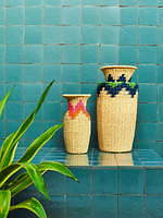 フランフラン“地中海のリゾート”着想の20年春夏インテリア、ビビッド花模様カバー＆マグなど｜写真6