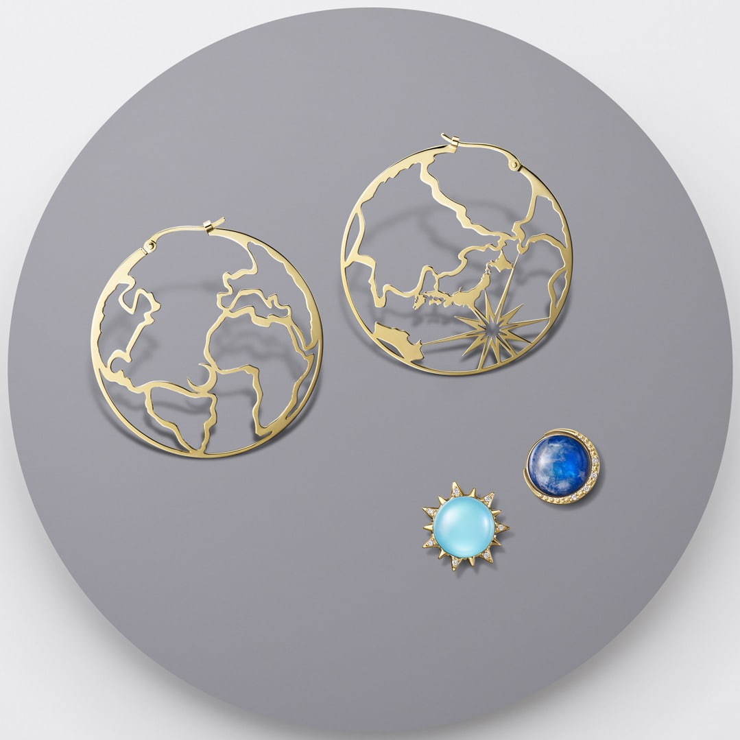 スタージュエリー2020年新作ネックレス、“地球”モチーフの美しいブルー 