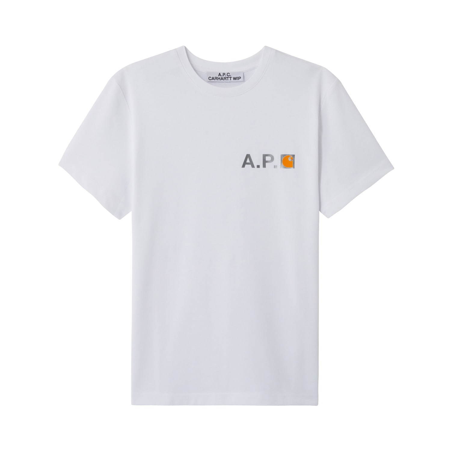 A.P.C.「カーハート WIP」と再タッグ、コラボロゴ入りデニムジャケット 